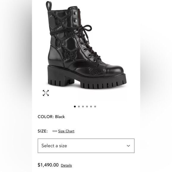 Brand new Gucci Women's Black Designer Ankle Boots size 42 (12) - Picture 1 of 16